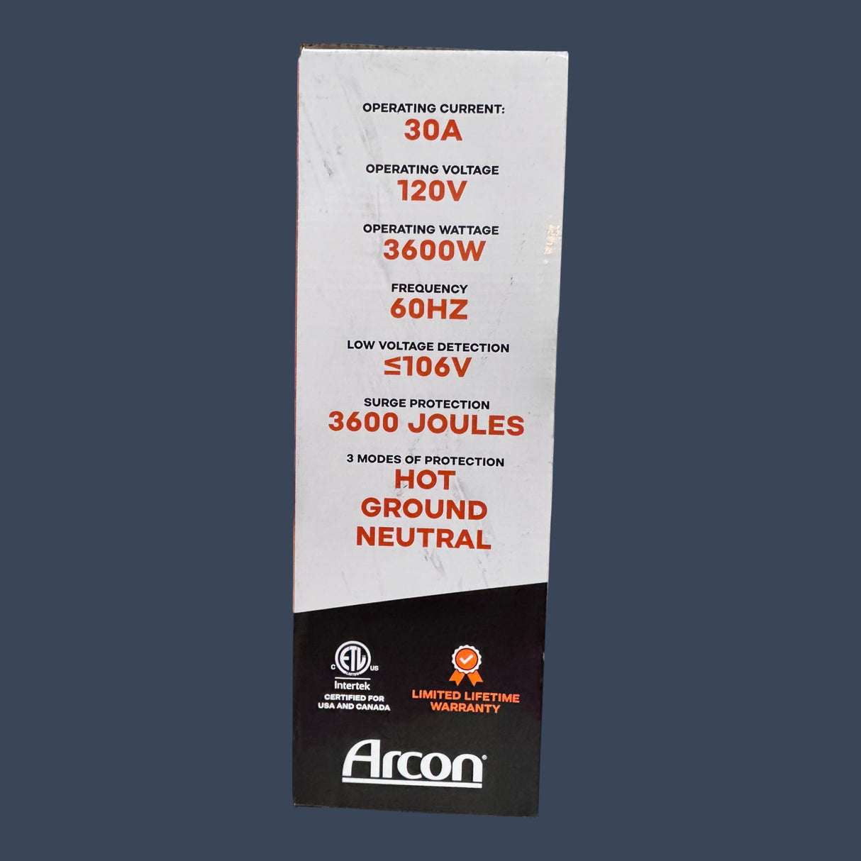 Arcon 19758 | 30 Amp RV Surge Protector | Portable 120V Power Protection