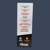 Arcon 19758 | 30 Amp RV Surge Protector | Portable 120V Power Protection