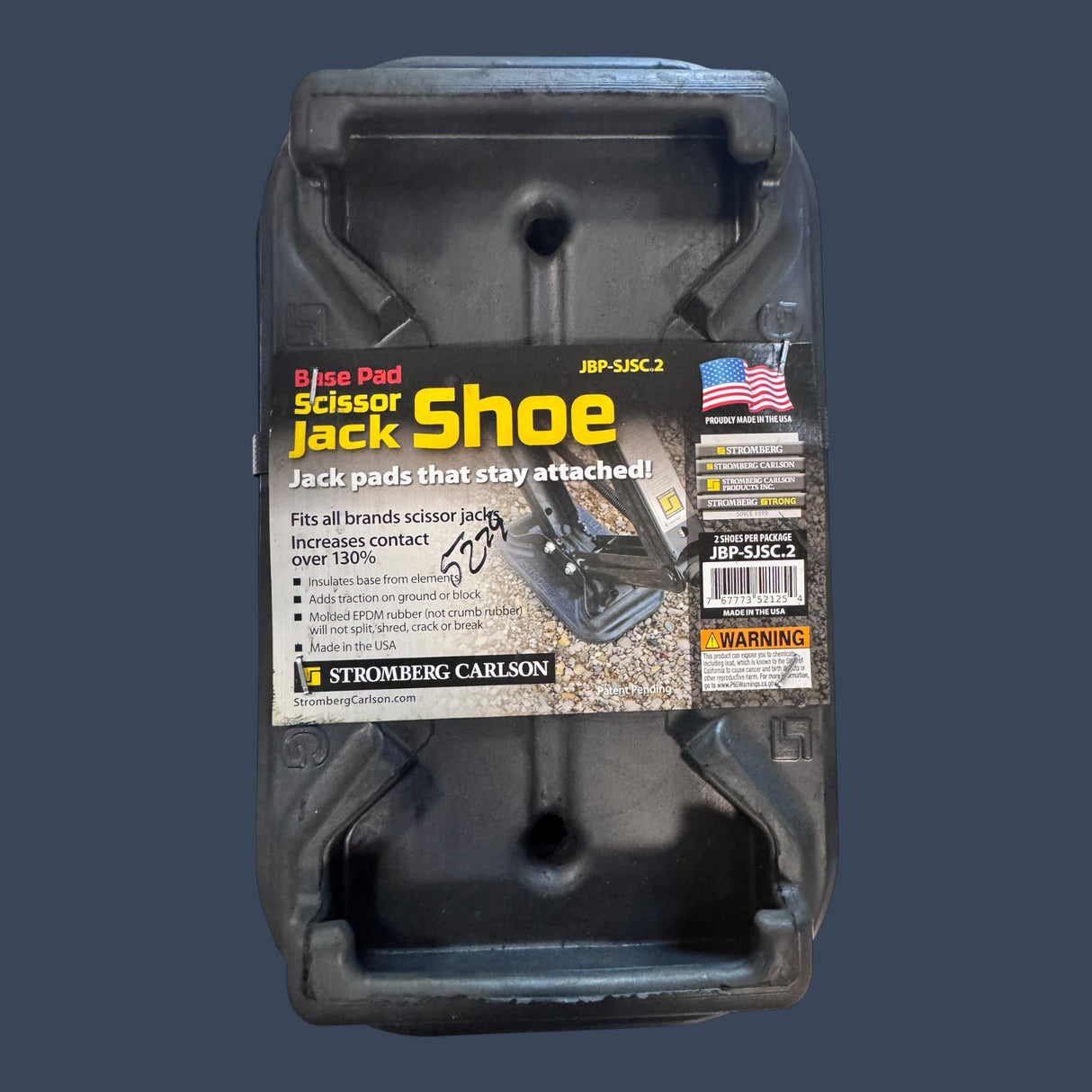 Stromberg Carlson JPB-SJSC.2 | Base Pad for Trailer Jack | Stabilizer Jack Support Pad