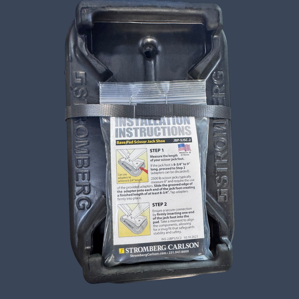 Stromberg Carlson JPB-SJSC.2 | Base Pad for Trailer Jack | Stabilizer Jack Support Pad