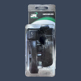 JR Products 11675 | Locking Camper Door Latch | Black Universal RV Entry Door Latch