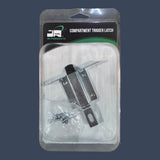 JR Products 10945 | 3" Compartment Door Trigger Latch | Black End Mount RV Baggage Door Latch