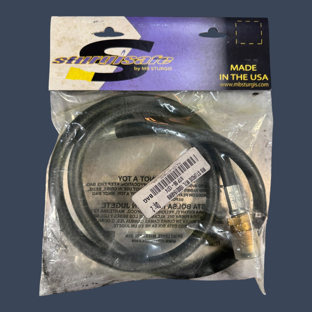MB Sturgis 100019-48-MBS | High Pressure POL LP Pigtail Hose | 48" Propane Regulator Hose