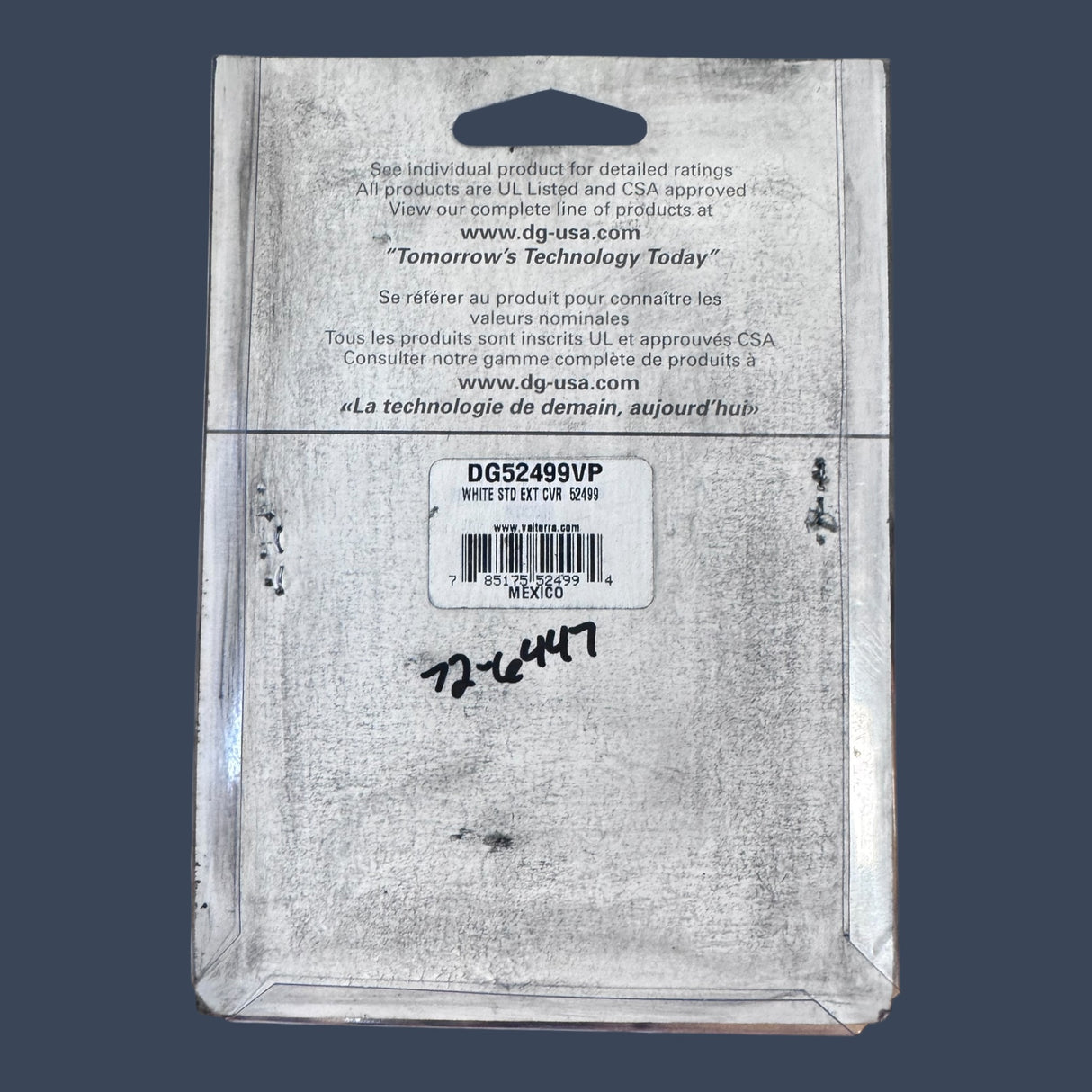 Diamond Group DG52499VP | Weatherproof Standard Receptacle Cover | White RV Exterior Duplex Outlet with Cover