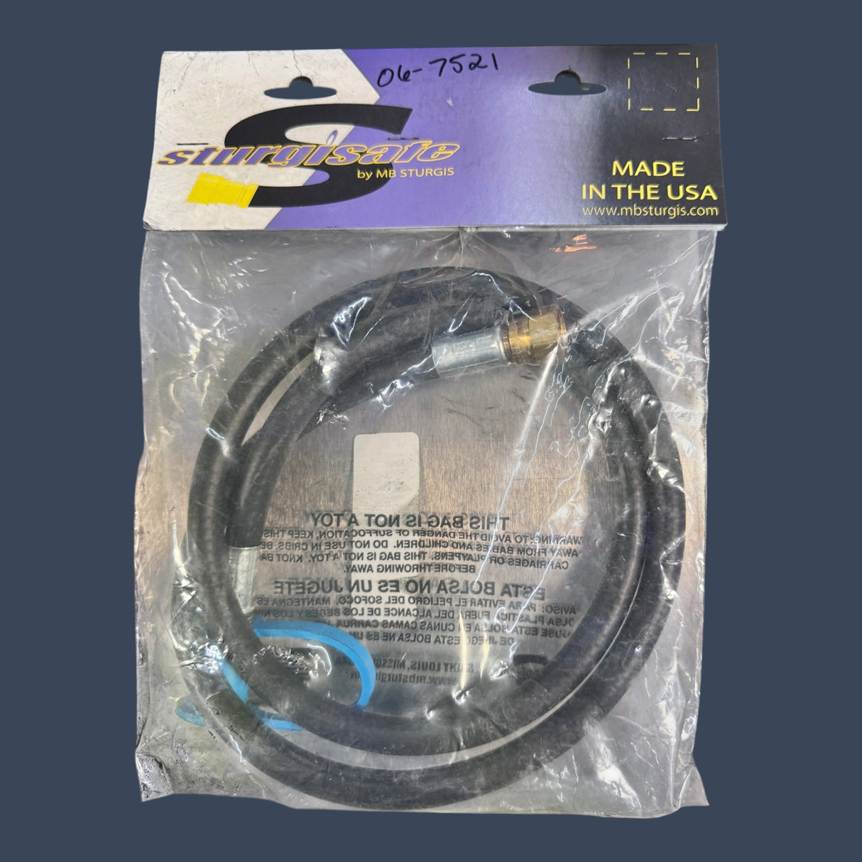 MB Sturgis 10047636 | No. 600 Quick Disconnect Adapter Hose | 36" RV Propane Grill Hose