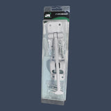 JR Products 10444 | 6" Plastic T-Style Door Holder | Polar White RV Door Catch