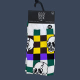 Odd Sox | Dead Checkerboard | Size 8-12 | Novelty Graphic Crew Socks