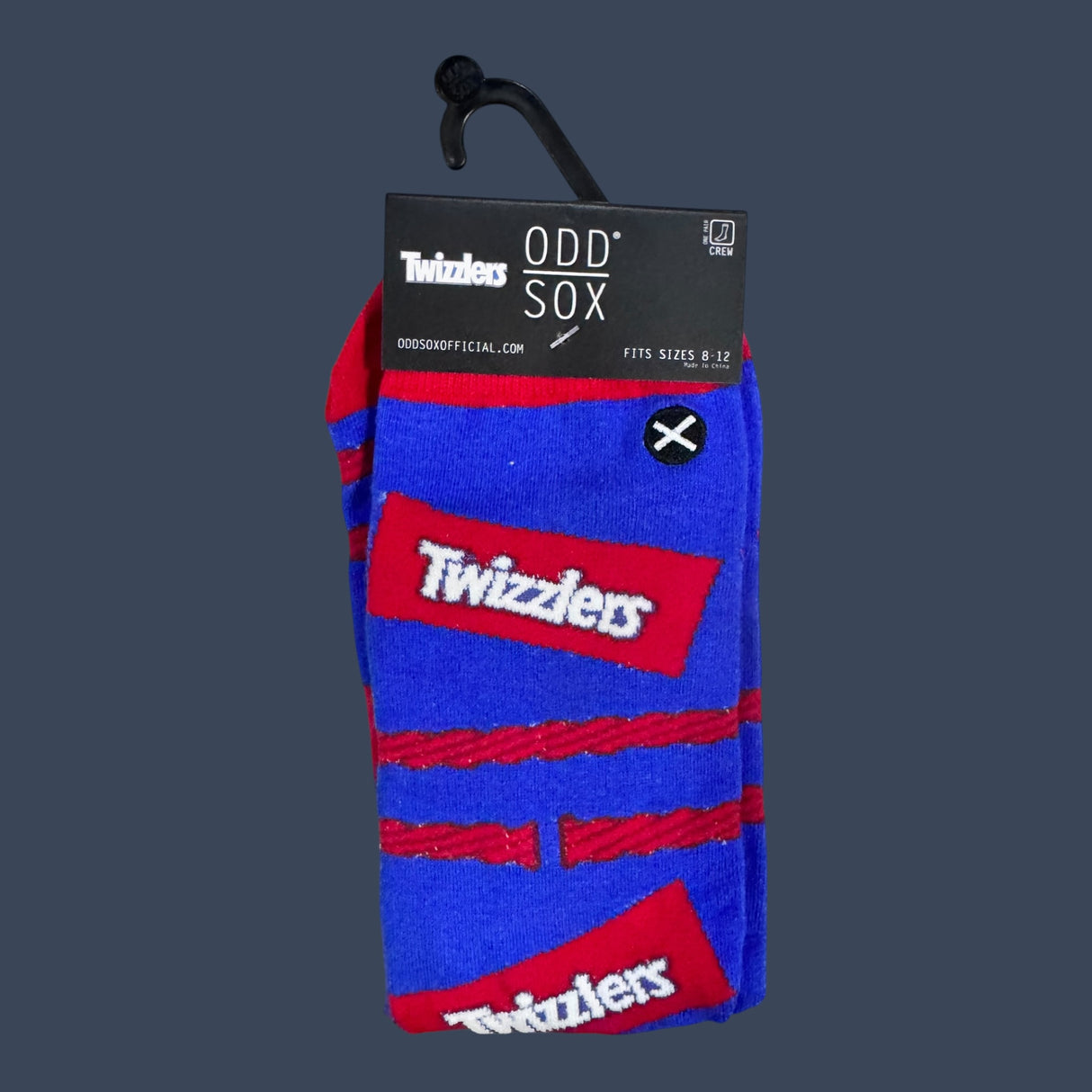 Odd Sox | Twizzlers | Size 8-12 | Novelty Graphic Crew Socks