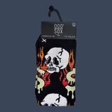 Odd Sox |Burned by Money | Size 8-12 | Novelty Graphic Crew Socks