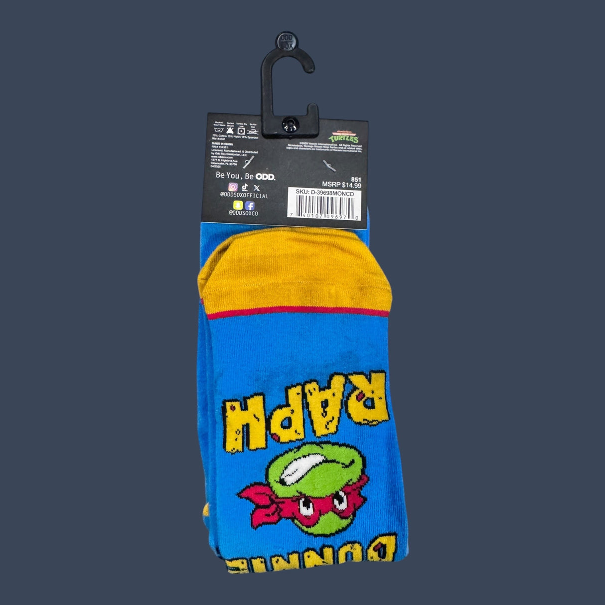 Odd Sox |TNMT | Size 8-12 | Novelty Graphic Crew Socks
