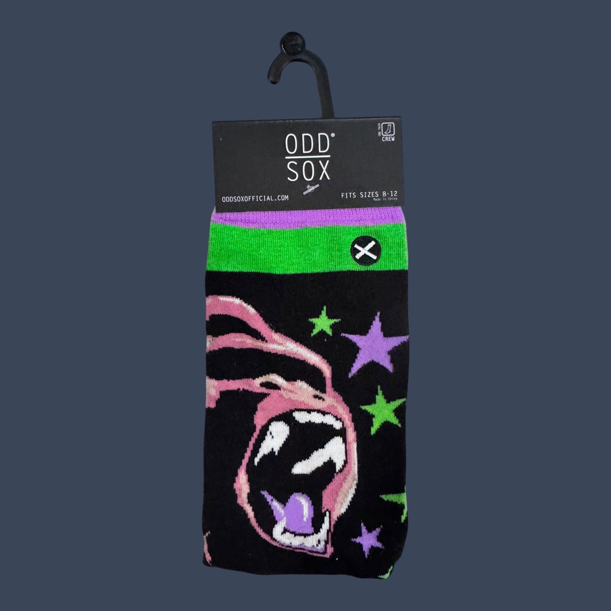 Odd Sox | Star Gorilla | Size 8-12 | Novelty Graphic Crew Socks