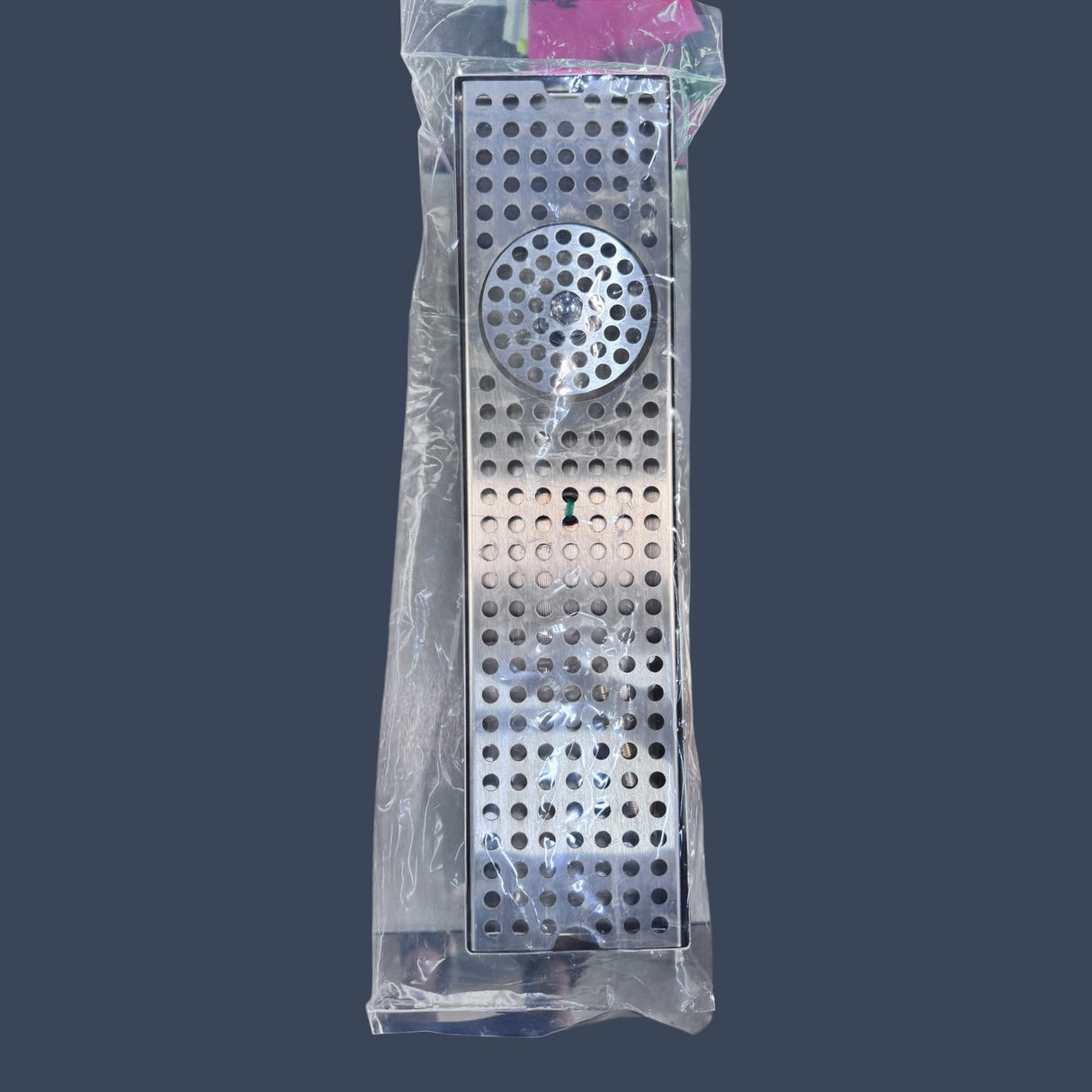 Micro Matic DP-120D-20GR | 20" Surface Mount Drip Tray with Glass Rinser | Stainless Steel