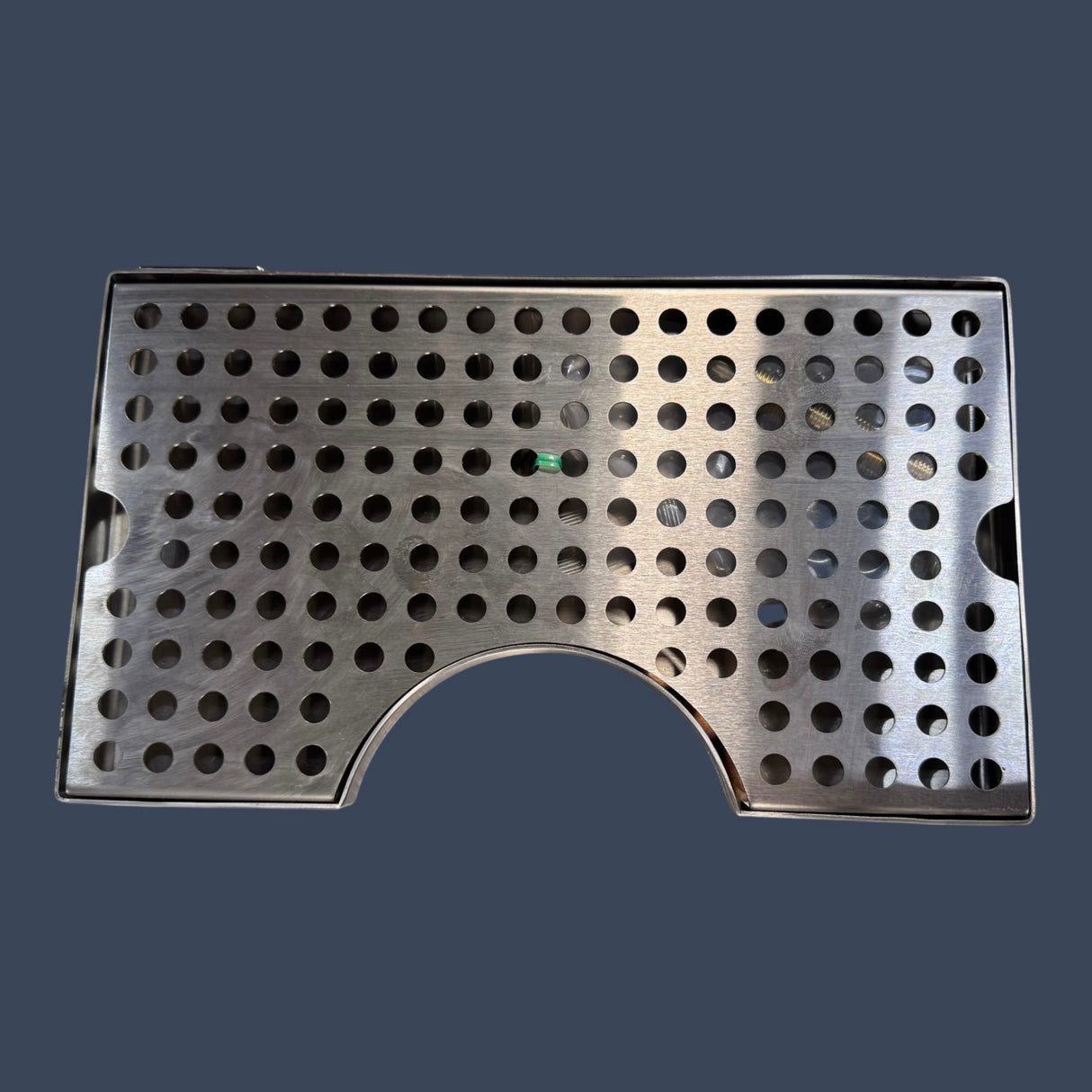 Micro Matic DP-920D | 12" Surface Mount Drip Tray with Drain | Stainless Steel Beer Tower Cutout