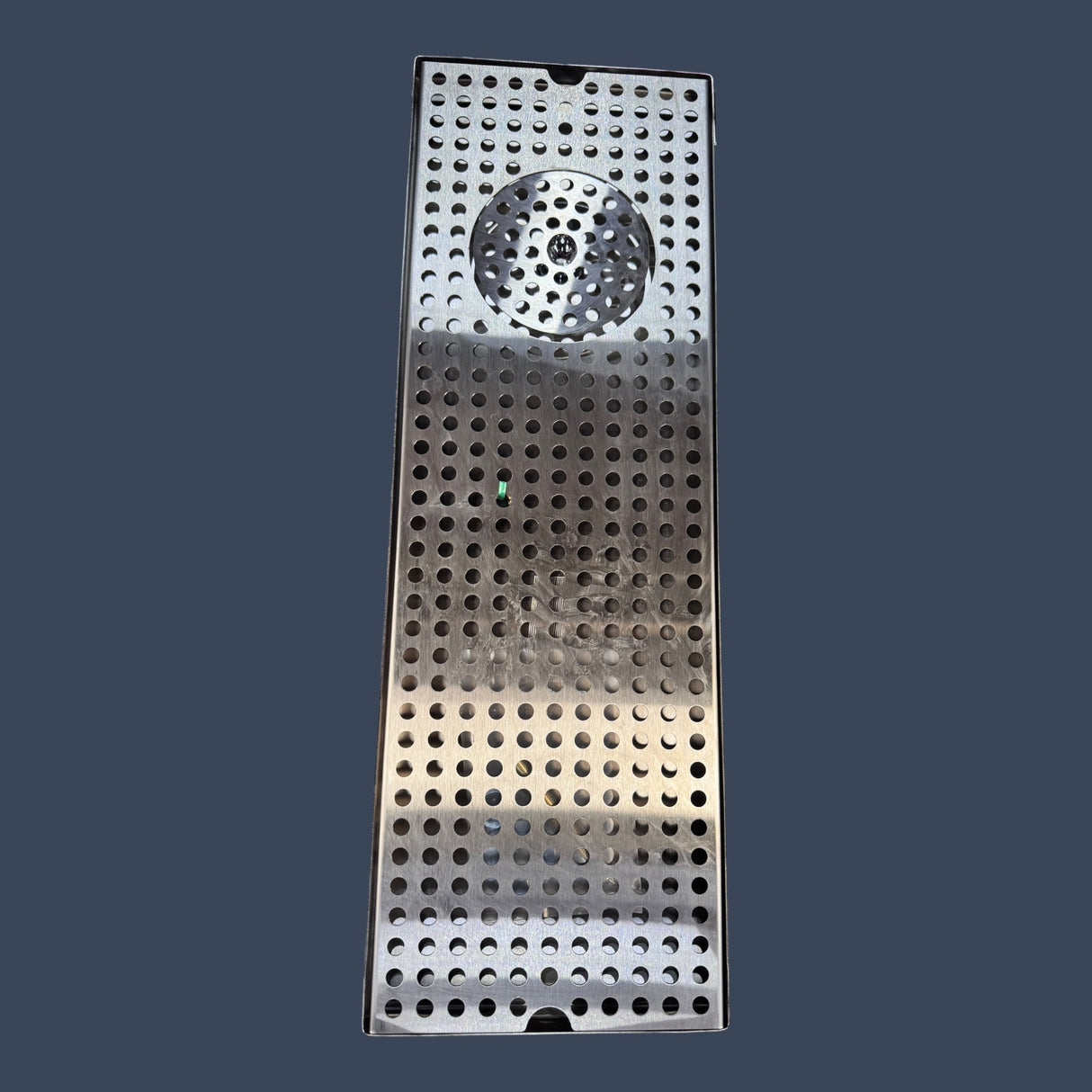 Micro Matic DP-820D-24GR | 24" Surface Mount Drip Tray with Glass Rinser | Stainless Steel 8" Wide