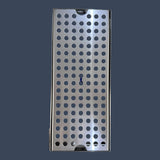 Micro Matic DP-120D-P | 12" Surface Mount Drip Tray with Drain | Stainless Steel