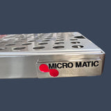 Micro Matic DP-120D-P | 12" Surface Mount Drip Tray with Drain | Stainless Steel
