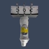 Micro Matic D7743PSS | 3 Tap Air-Cooled T-Style Draft Beer Tower | Polished Stainless Steel