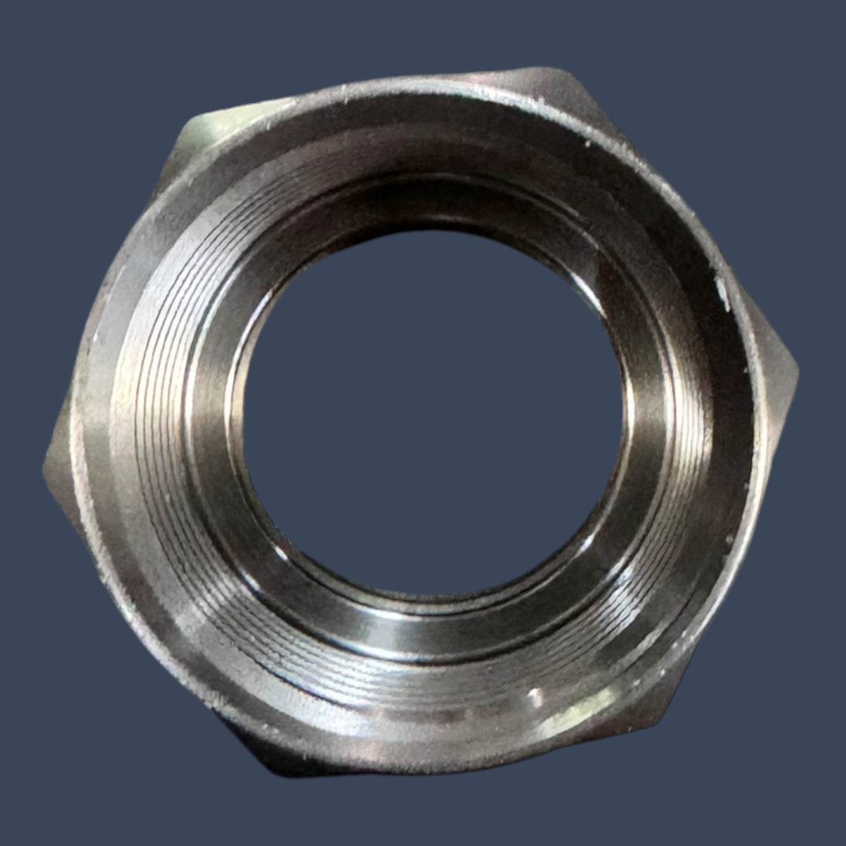 Micro Matic 874-SS | 303 Stainless Steel Beverage Line Hex Coupling Nut | 7/8"-14 Beer Thread