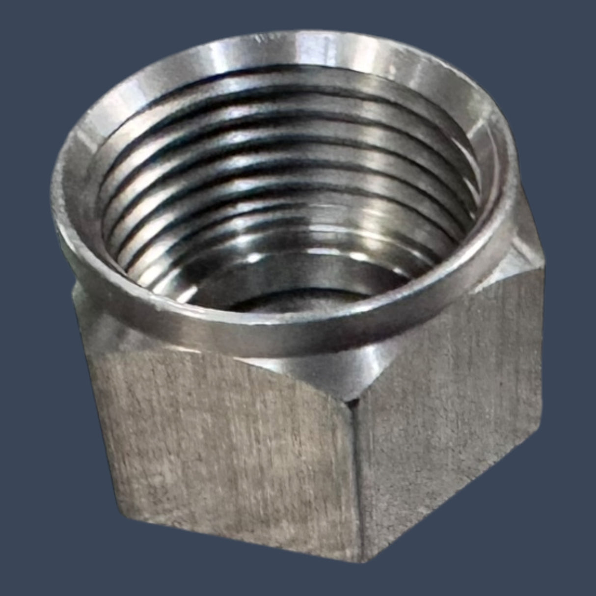 Micro Matic 874-SS | 303 Stainless Steel Beverage Line Hex Coupling Nut | 7/8"-14 Beer Thread