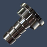 Micro Matic 526-B | 1/4" Nickel-Plated Brass Tailpiece | Draft Beer Line Fitting