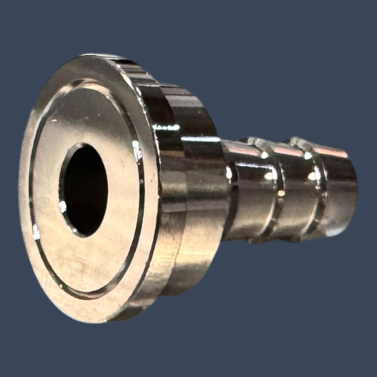 Micro Matic 526-B | 1/4" Nickel-Plated Brass Tailpiece | Draft Beer Line Fitting