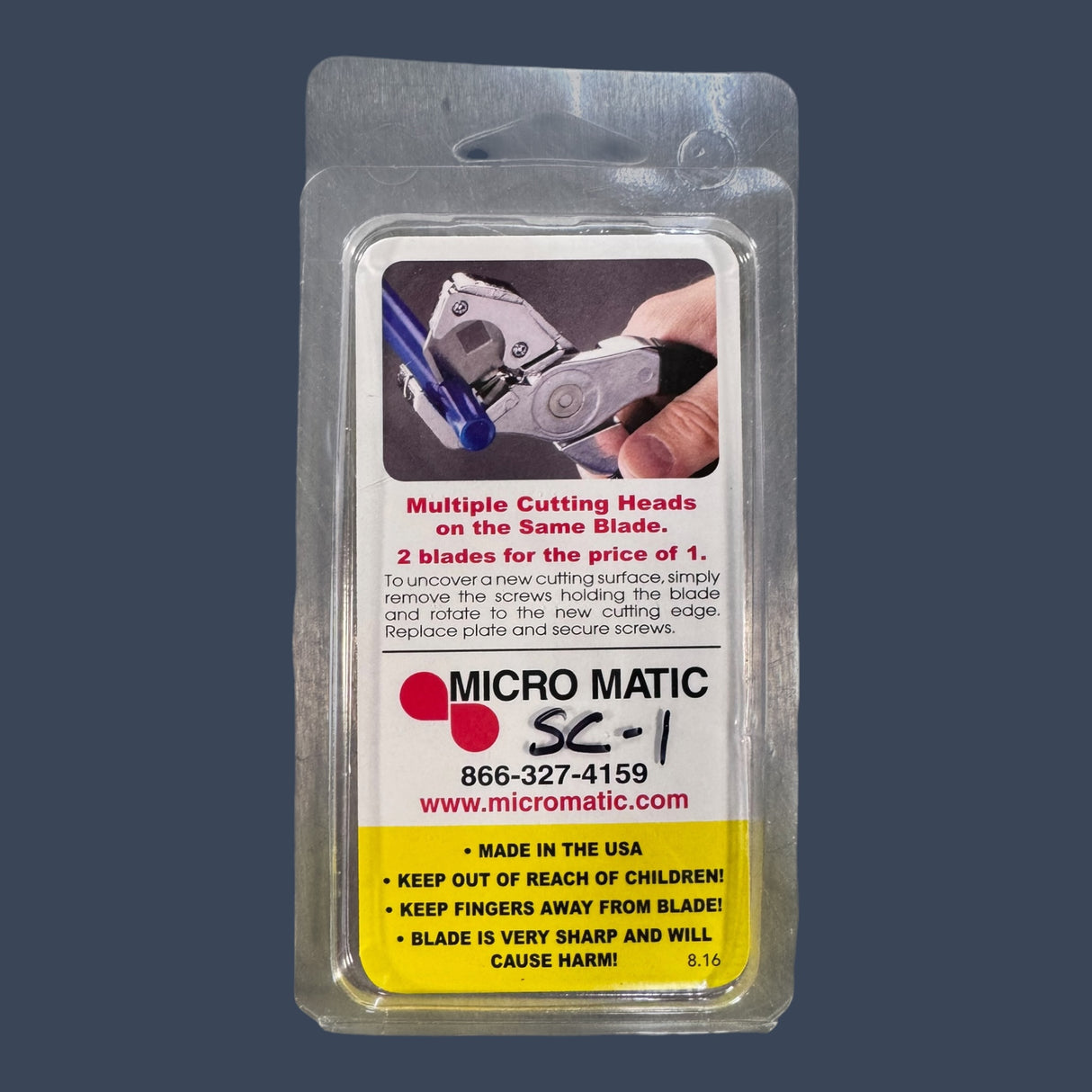 Micro Matic SC-1 | Replacement Cutter Blade | Klever Xchange Safety Cutter Blade