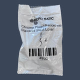 Micro Matic 4933 | Standard Chrome Beer Faucet with Stainless Steel Lever | OEM Draft Beer Tap
