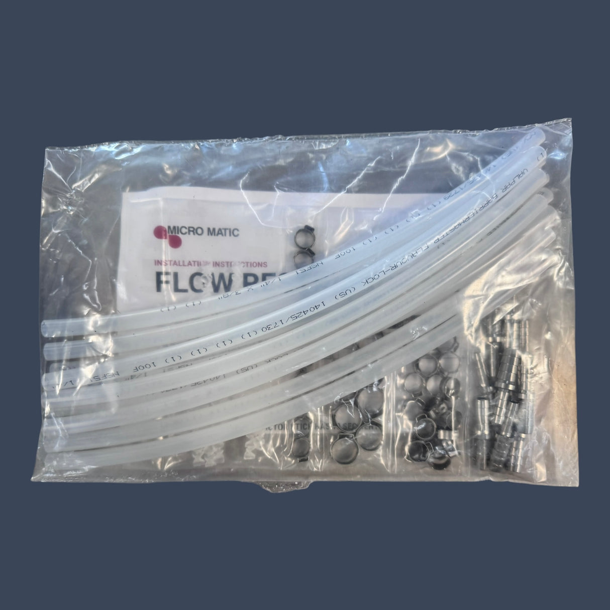 Micro Matic MM-RSK-14 | 1/4" ID Beer Line Flow Restrictor Kit | OEM Draft System Installation Kit