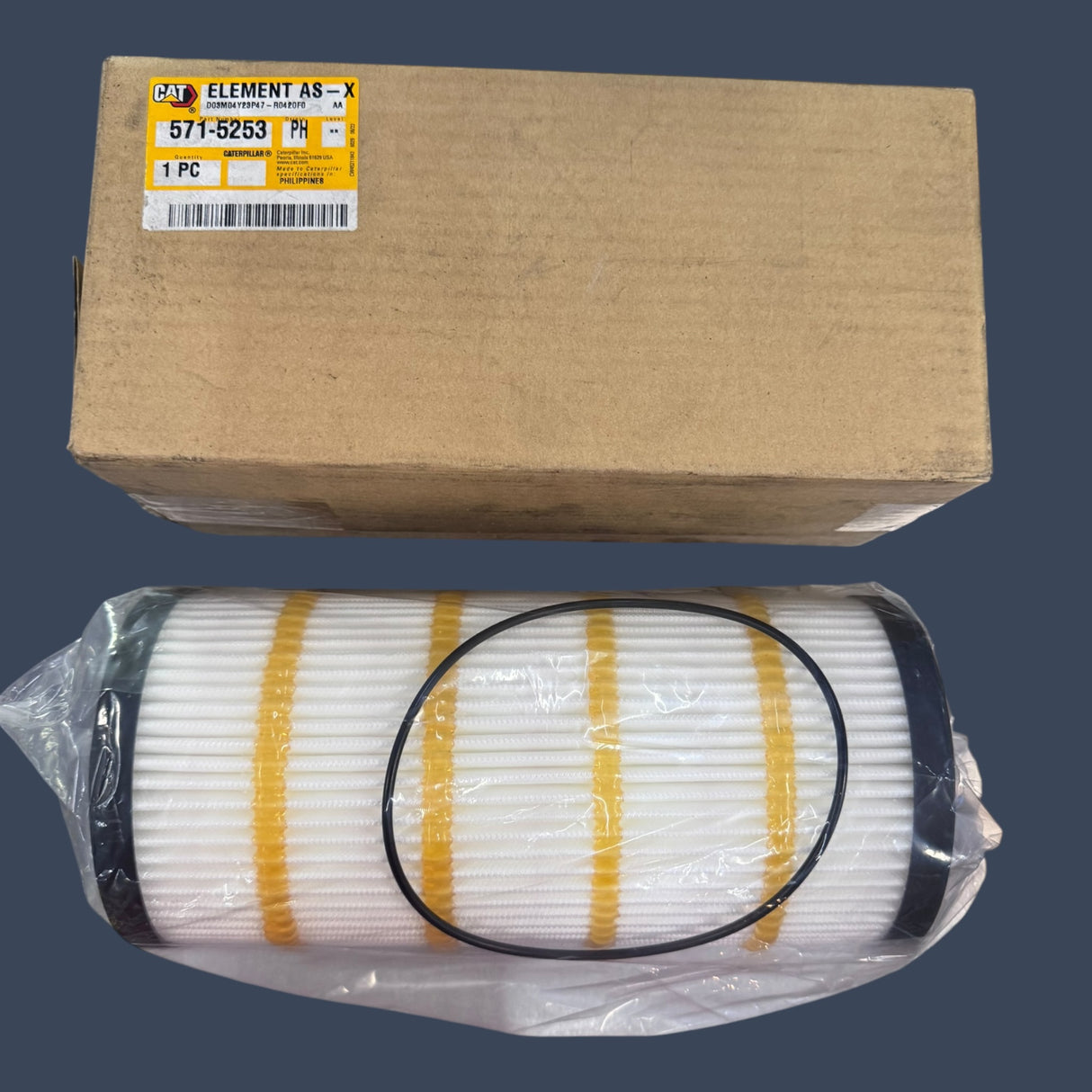 Caterpillar 571-5253 | Transmission Filter Element Assembly | Genuine CAT OEM Advanced High Efficiency Filter
