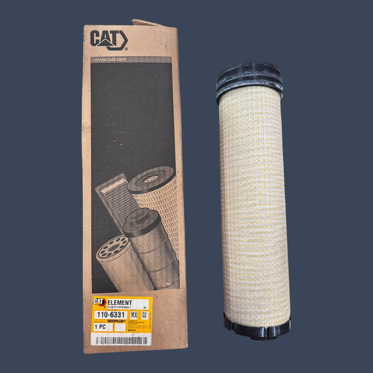 Caterpillar 110-6331 | Engine Oil Filter | Genuine CAT OEM Spin-On Filter