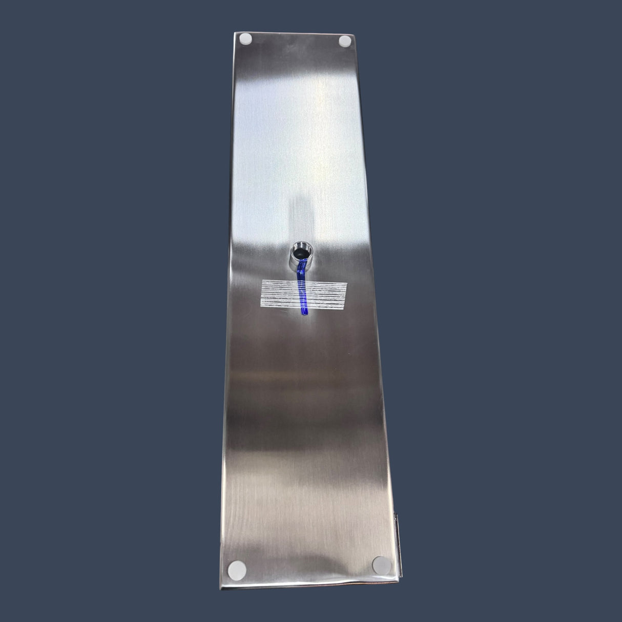 Micro Matic DP-120D-20-P | 20" Stainless Steel Surface Mount Beer Drip Tray with Drain | OEM Draft System Accessory