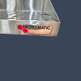 Micro Matic DP-322ELD-8-P | 24" Wall Mount Stainless Steel Beer Drip Tray | 8 Faucet | OEM Draft System Accessory
