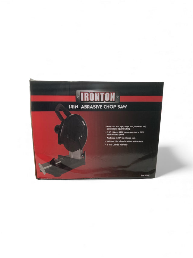 Ironton 4975091 14 inch abrasive chop saw