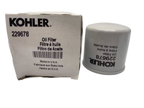 Kohler 229678 Oil Filter – Genuine OEM Diesel Engine Replacement for 4CCFOZ, 4EFOZ, 5CCOZ, 5EOZ, 6.5EFOZ & 8EOZ