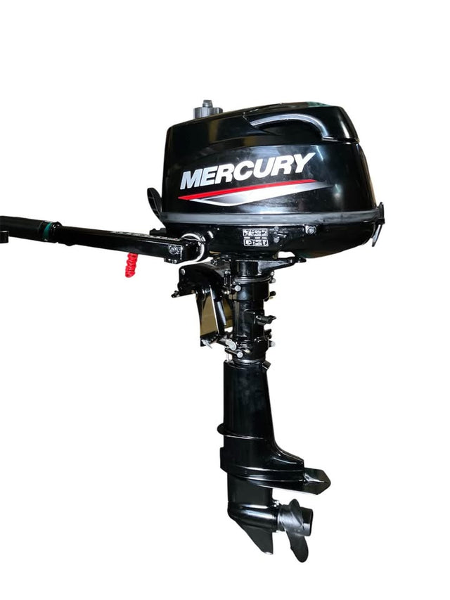 Mercury 4 HP 4-Stroke Tiller Outboard Motor – 15” Shaft, Manual Start, Model 1F04201KK, Brand New