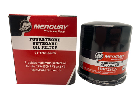 Mercury FourStroke Outboard Oil Filter 35-8M00123025 – Genuine OEM Marine Replacement