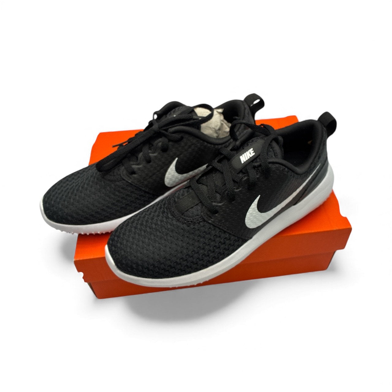 Nike Roshe G women’s golf shoes size 6.5 black metallic white