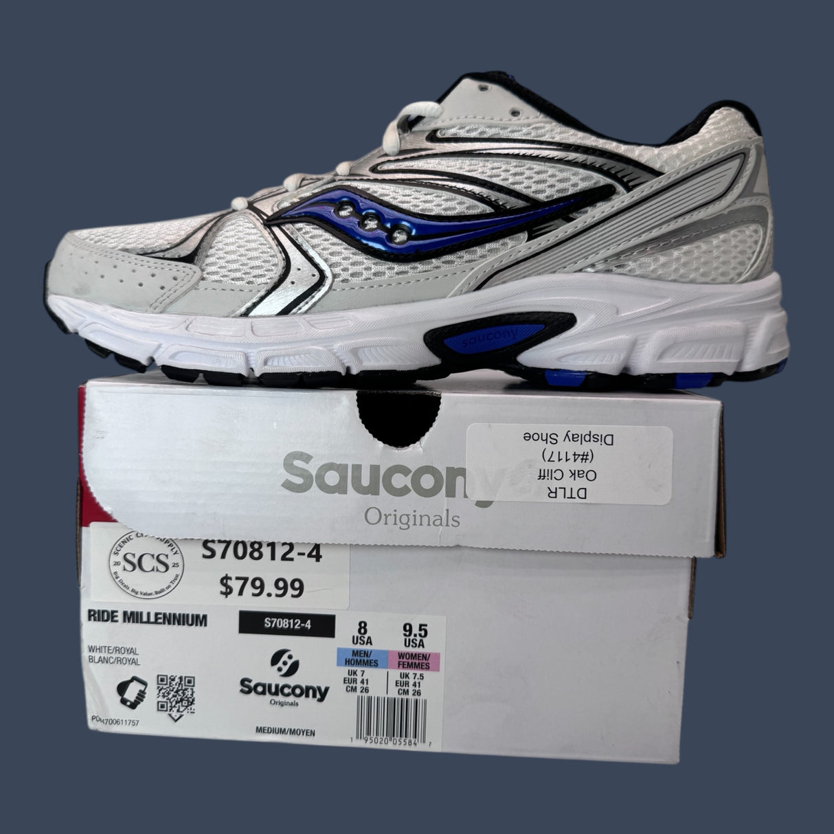 Saucony Ride Millennium White/Royal S70812-4