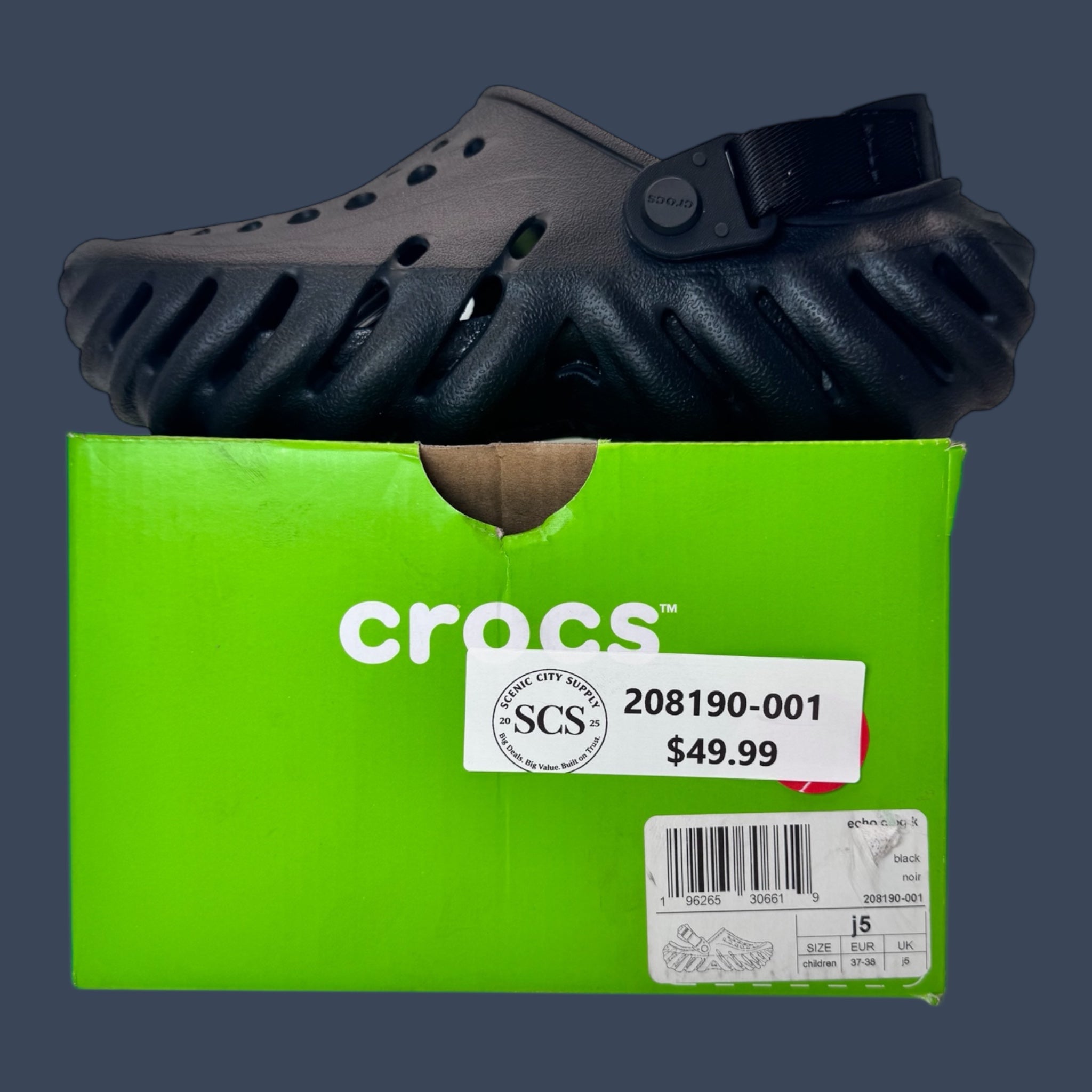 Kids Crocs Echo Clog 208190-001 – Scenic City Supply