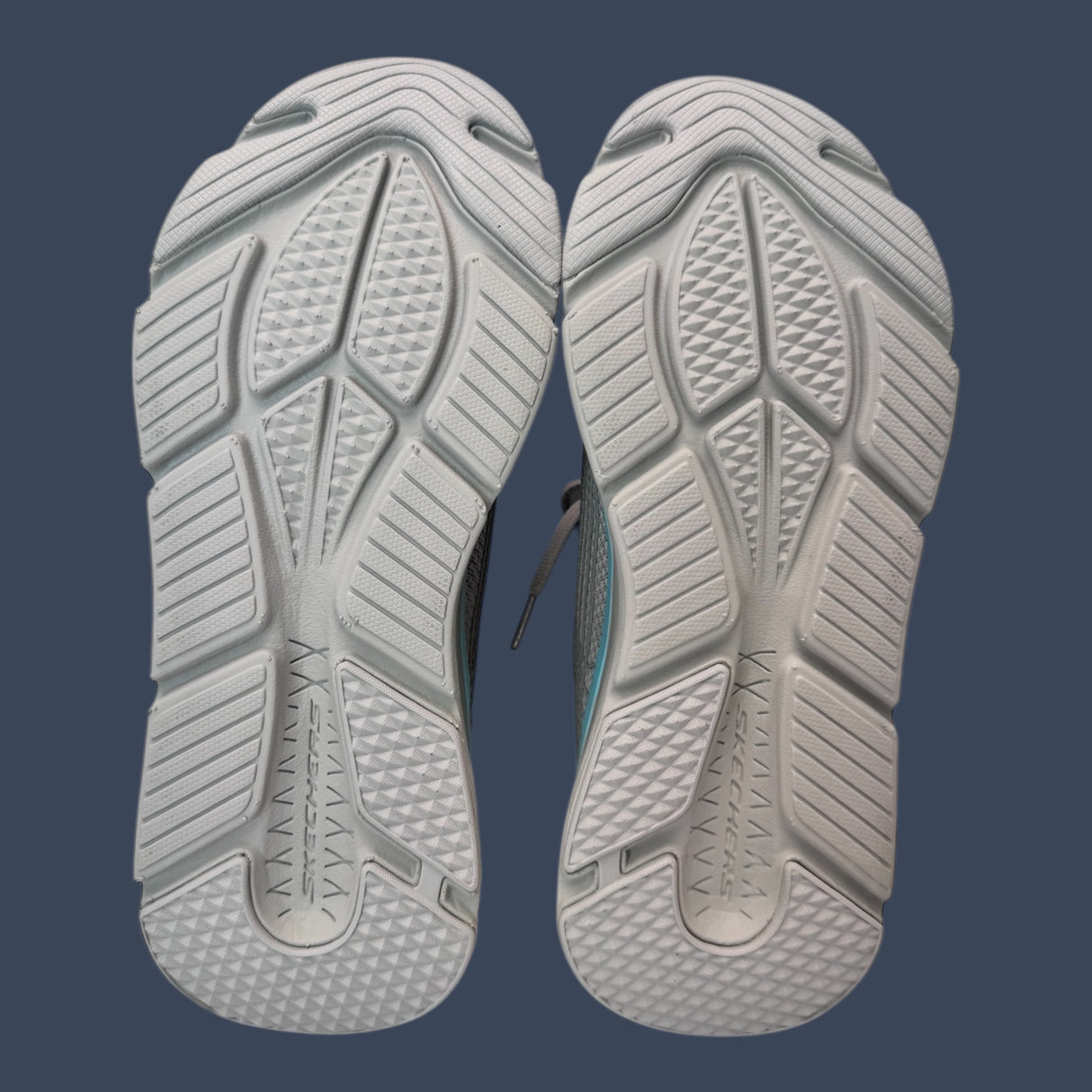 Skechers Slip-On Grey Turquoise 17693