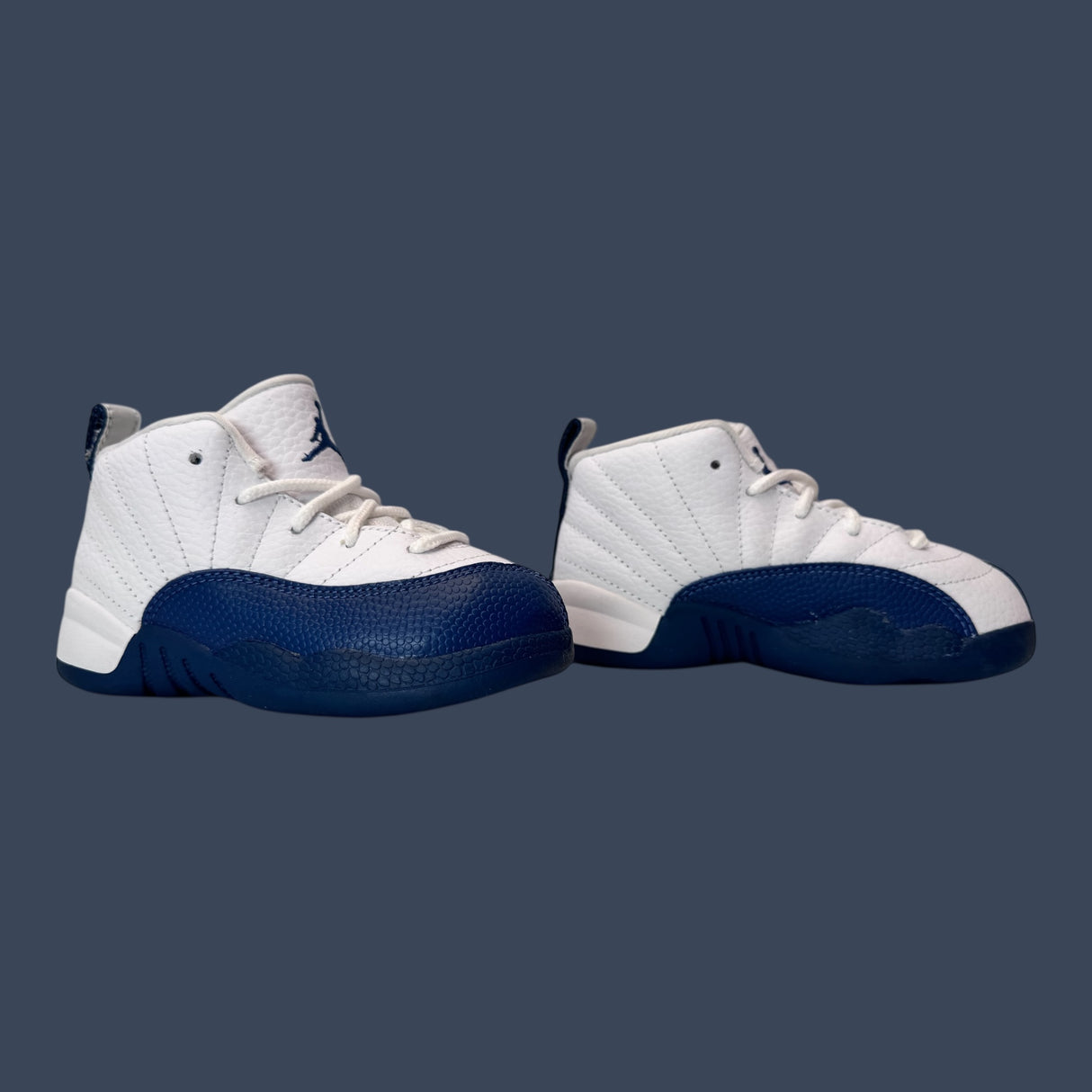 Childrens Air Jordan 12 Retro GS White/French Blue – 850000-114