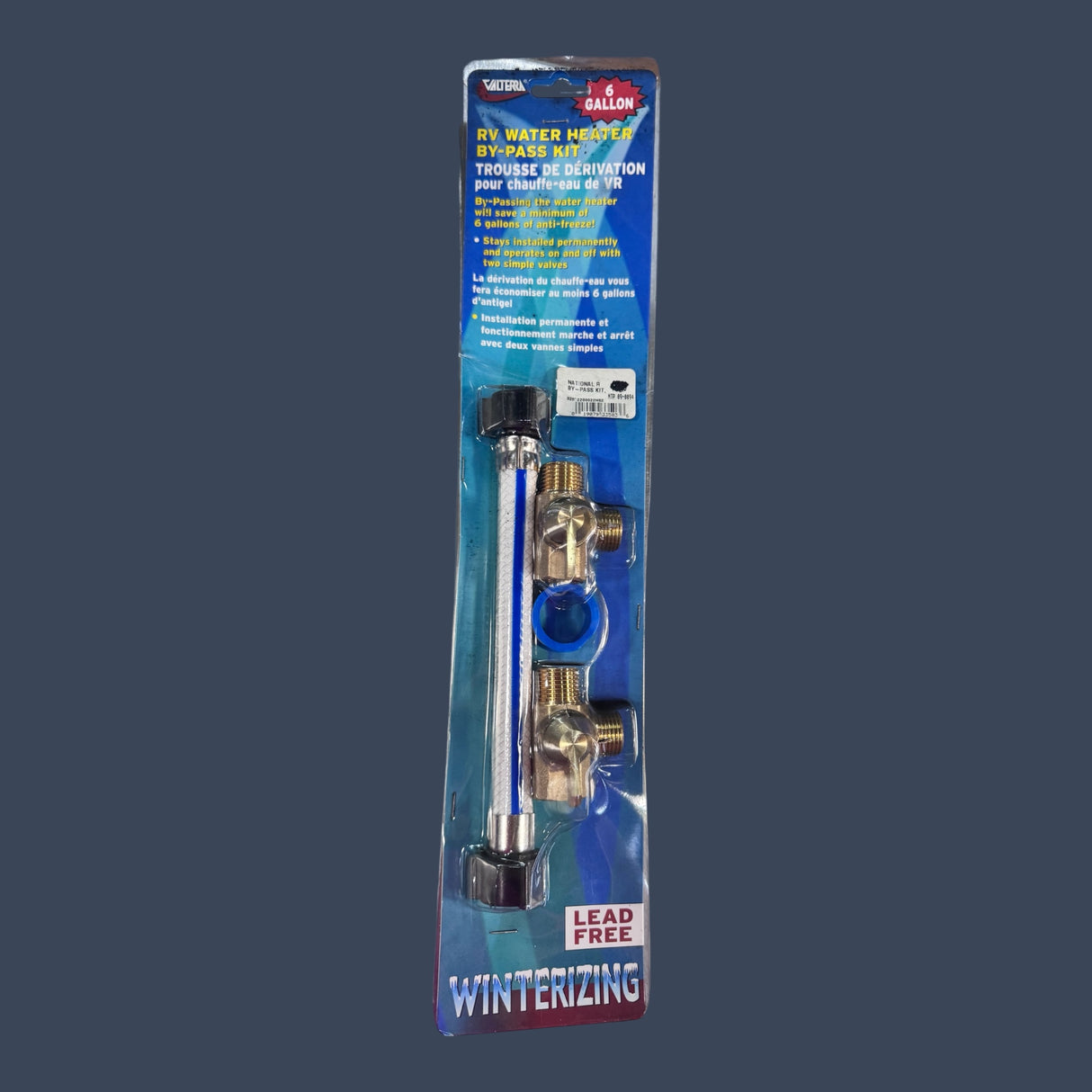 Valterra P23503LFVP | RV Water Heater Bypass Kit | Lead-Free Winterization Kit