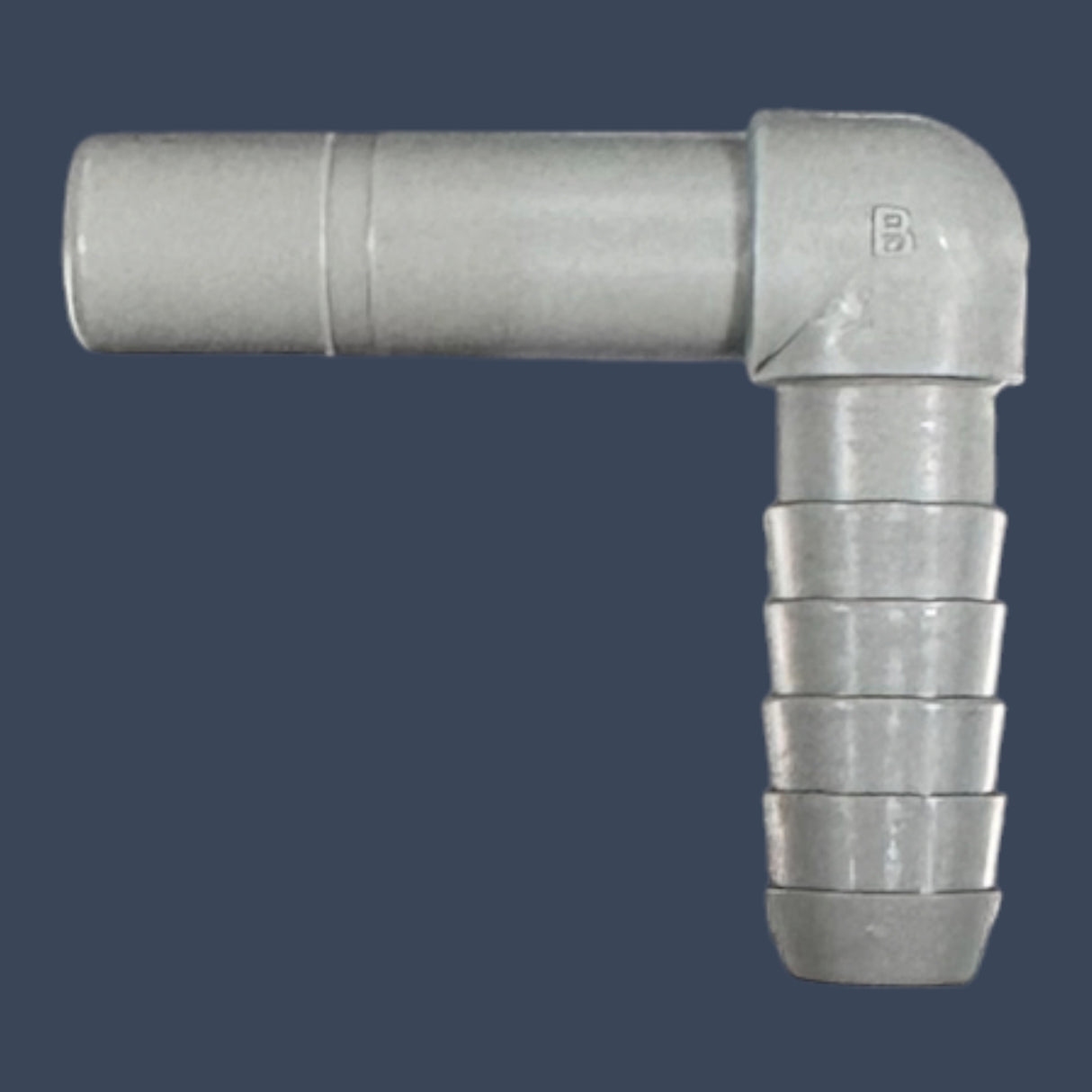 Micro Matic 1238-055 | John Guest 3/8" Stem x 3/8" Barb Elbow | Draft Beer Line Fitting
