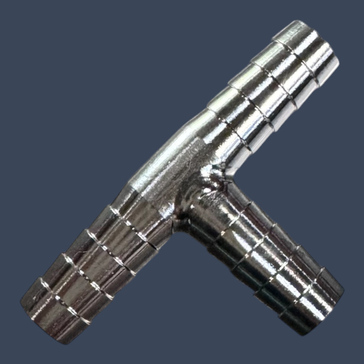 Micro Matic SST-C2 | 5/16" Stainless Steel Tee Fitting | Beverage Line Connector