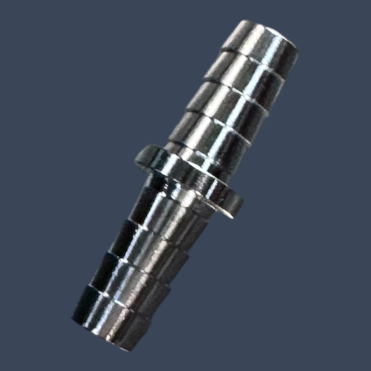 Micro Matic SSS-E2 | 1/4" Stainless Steel Hose Splicer | Beverage Line Tubing Connector