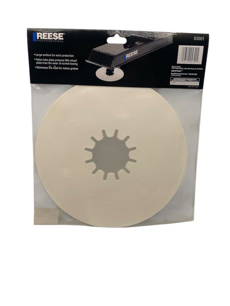 REESE 83001 Fifth Wheel Lube Plate – 12" Diameter for Reese & Elite Hitches