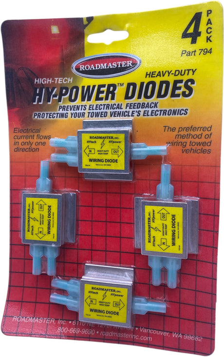 Roadmaster 794 Hy-Power Diodes – 4 Pack with Aluminum Heat Sink