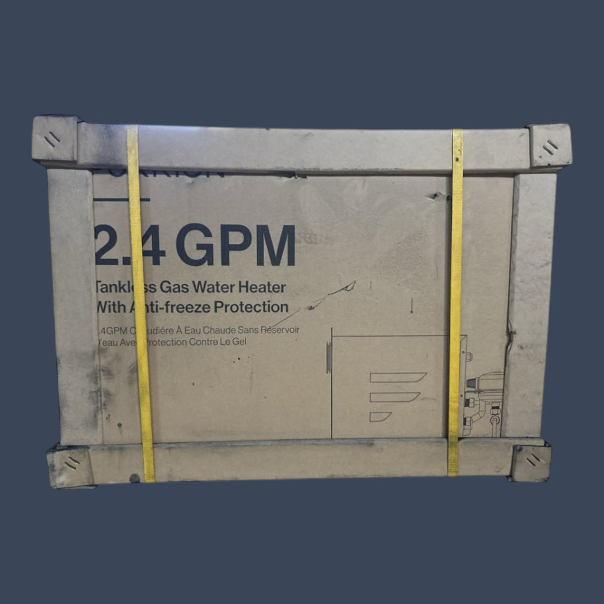 Furrion 2021132340 | 2.4 GPM Tankless Gas Water Heater | RV Water Heater with Anti-Freeze Protection