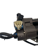 Car ignition switch with wiring on a white background