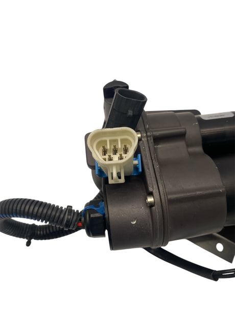 Car ignition switch with wiring on a white background